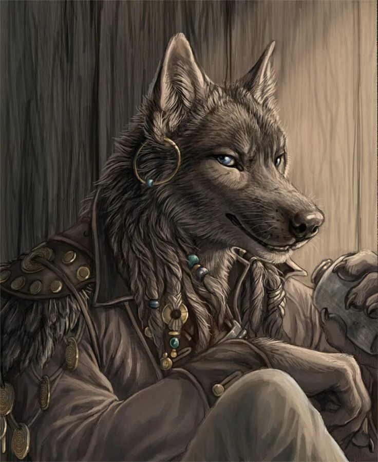 Прическа волчица мужская Nativo Furry art, Werewolf art, Anthro furry