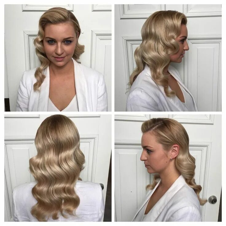 Прическа волны на средние как сделать Simple Hollywood Waves Vintage hairstyles, Hollywood hair, Vintage waves hair