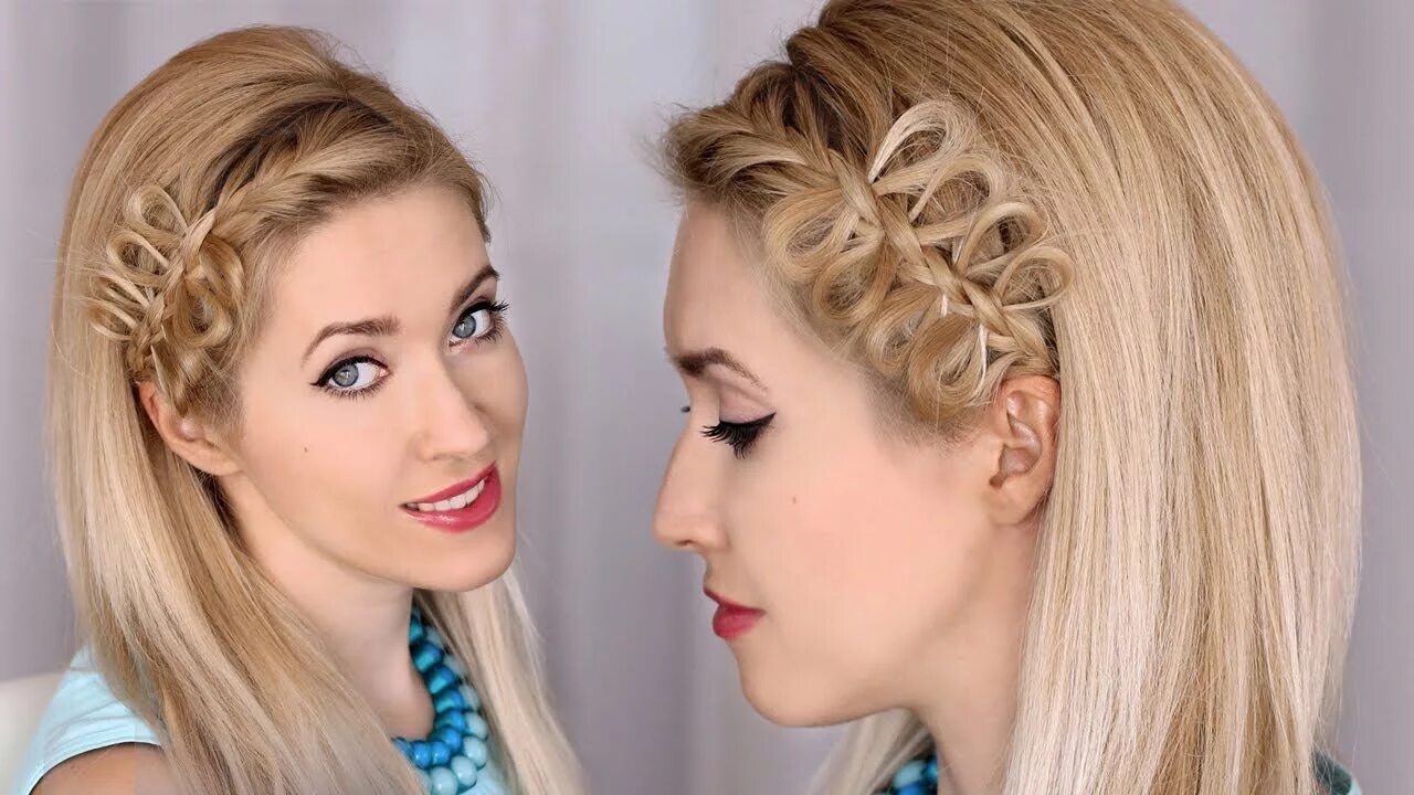 Прическа волос косичка Makeup Ponytail hairstyles tutorial, High ponytail hairstyles, Braided headband 