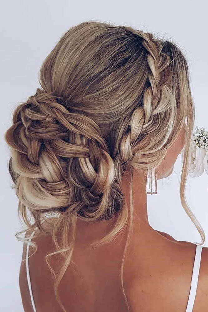 Прическа волос косичка 69 Best Wedding Hairstyles For Long Hair 2020 Wedding Forward Penteados noiva tr