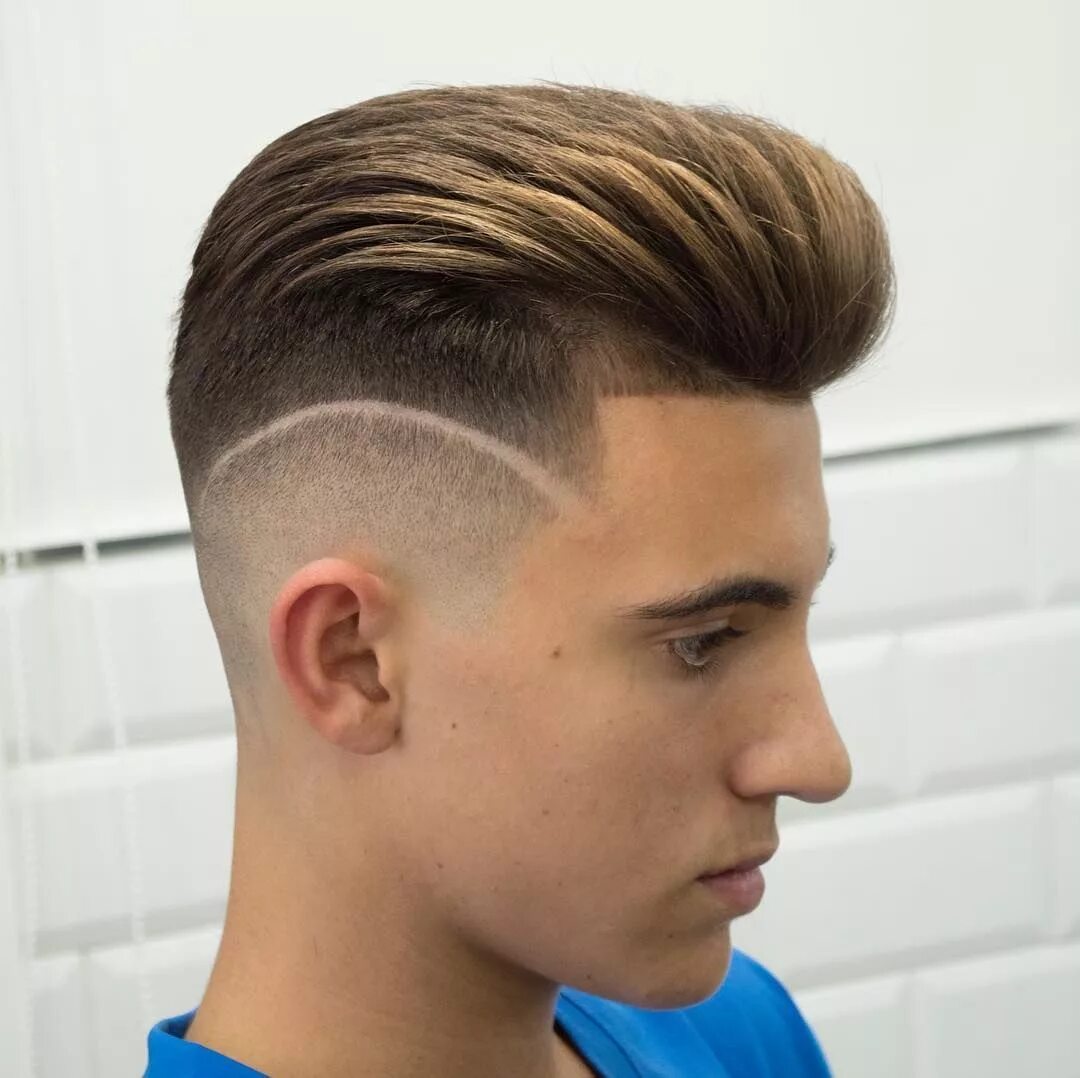 Прическа волос молодежный Javier Chacon Perez (@javi_thebarber) * Instagram-Fotos und -Videos Side haircut