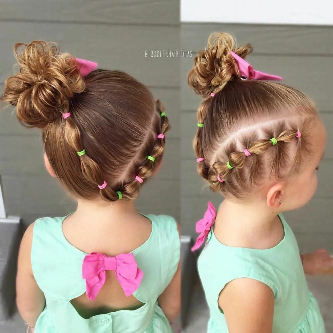 Прическа волос на садик Instagram photo by Cami Toddler Hair Ideas * Aug 4, 2016 at 3:59pm UTC Baby hair