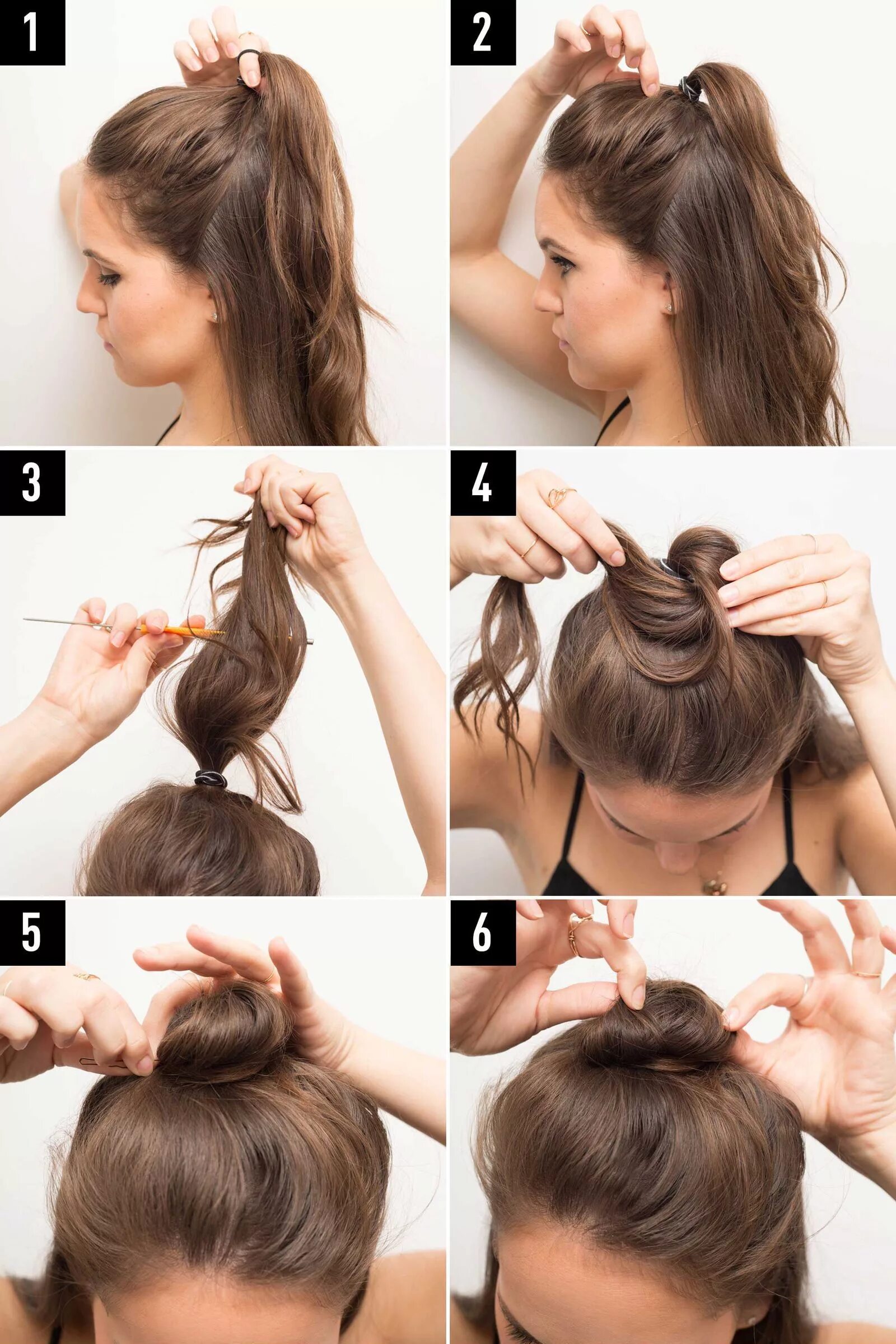 Прическа волос самостоятельно Put Off Wash Day a Little Longer With These 16 Half-Up Bun Hairstyles Half bun h