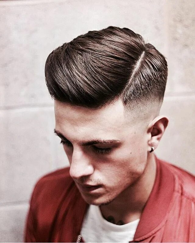 Прическа волосы на бок мужская короткая Tag a friend who needs a new hairstyle . Follow @4hisdailystyle ✔. ✂ by @thegent