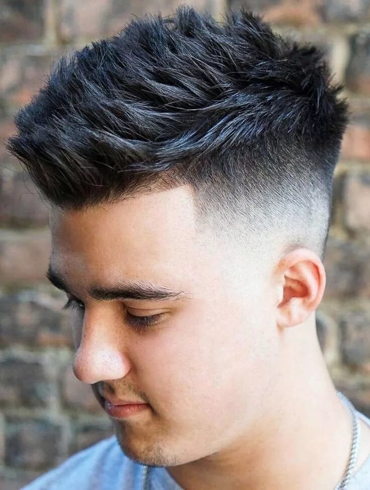 Прическа волосы наверх мужская 40 Adventurous Brush Up Hairstyle Ideas + How to Style Guide Spiky hair, Mens ha