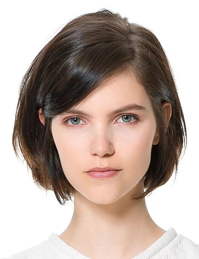 Прическа волосы подбородка Chin length hair, Short straight hair, Short hair cuts