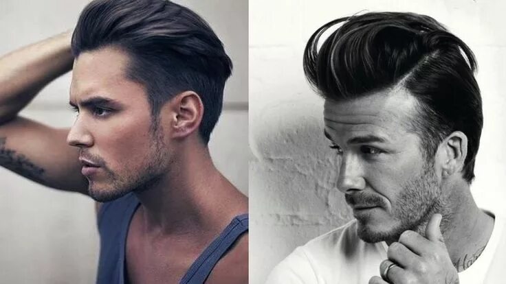 Прическа волосы в сторону мужская Hairstylle,Undercut Hairstyle ,David bekham Mens hairstyles, Mens hairstyles und