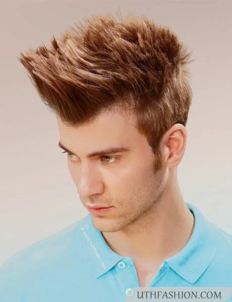 Прическа волосы верх Spiky Hairstyles For Men Super straight hairstyles, Mens hairstyles short, Strai