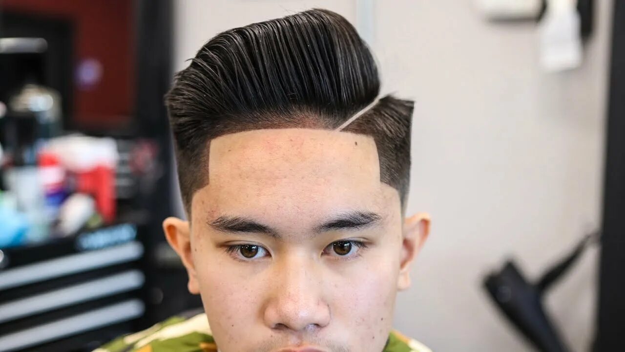 Прическа вперед MENS HAIRCUT TUTORIAL: COMBOVER BLOWDRY & STYLE LOW FADE ENHANCEMENTS - YouTube