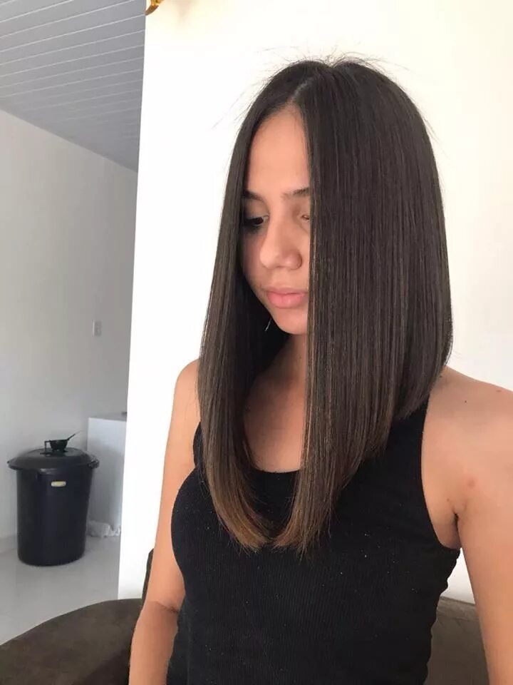 Прическа впереди длинные Long Bob Long bob haircuts, Lob hairstyle, Bob hairstyles