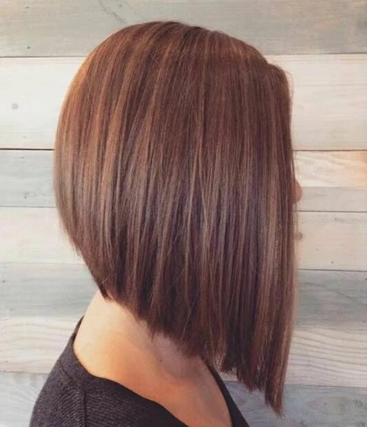 Прическа впереди длинные волосы сзади короче 61 Best Inverted Bob Hairstyles for 2019 - StayGlam Inverted bob hairstyles, Lon