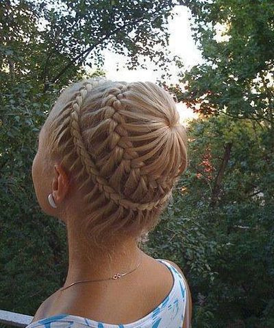 Прическа вулкан для девочки Pin on HAIRSTYLE