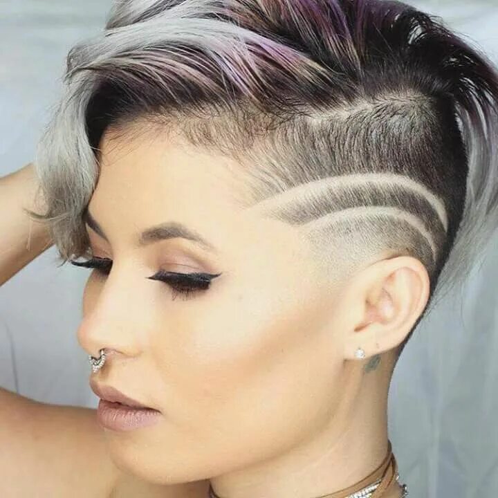 Прическа выбритая для женщин Pin von Teresa Baumann auf f Frisuren, Frisur undercut, Coole kurze haare