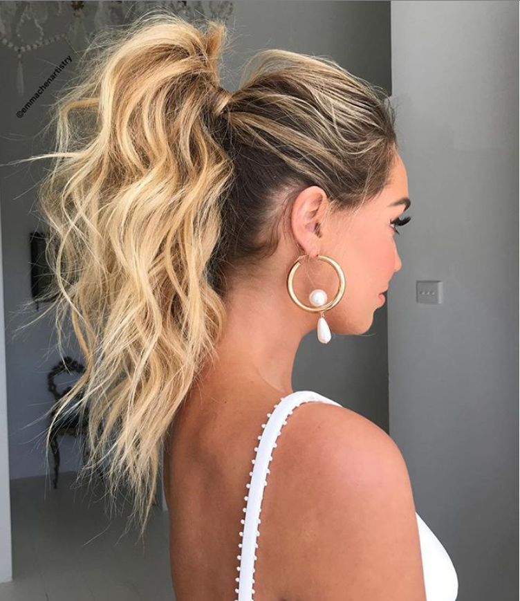 Прическа высокий хвост на средние 70+ Stunning Easy Ponytail Hairstyle Design Inspiration - Fashionsum Ponytail ha