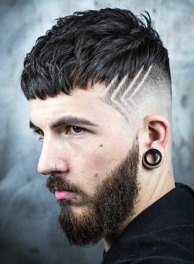 Прическа wolfcut мужская 40 Crew Cut Examples: A Great Choice for Modern Men Hair tattoos, Haircut design