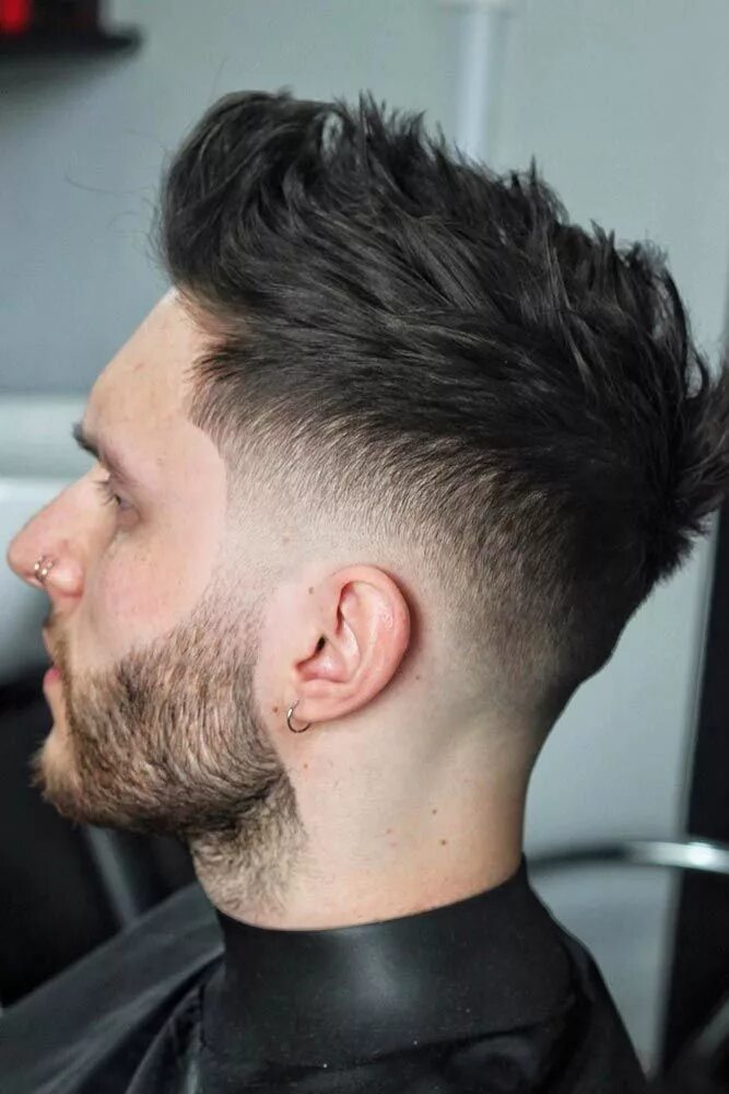 Прическа ястреб мужская 100 Men's Hairstyles and Haircuts To Look Super Hot 2024 Mid fade haircut, Mens 