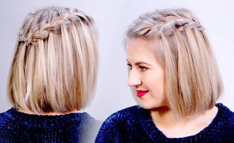 Прическа за минуту на короткие волосы Cute Summer Braids For Short Hair Braid crown short hair, Cool braid hairstyles,