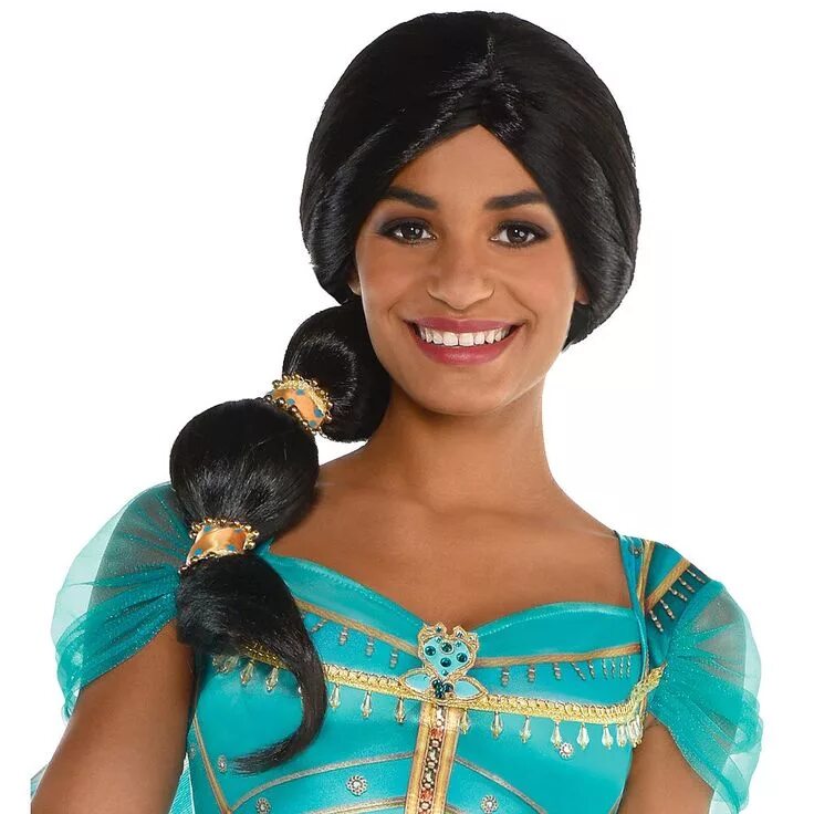 Прическа жасмин для девочки Jasmine Ponytail Wig - Aladdin Live Action Ponytail wig, Jasmine costume, Wig pa