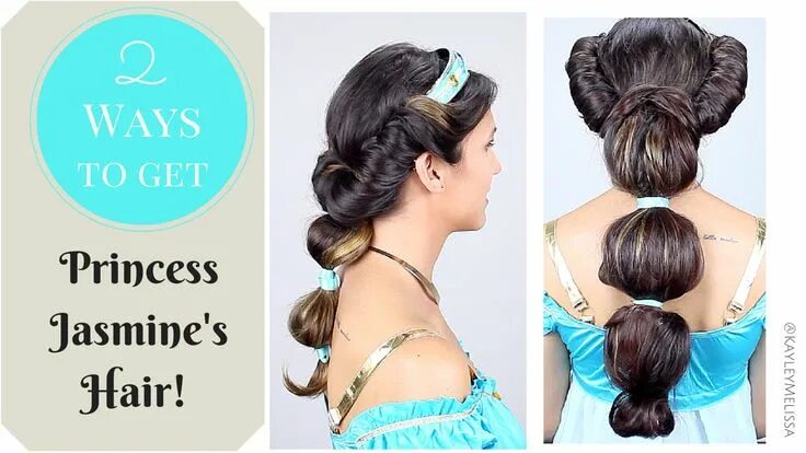 Прическа жасмин для девочки 2 Ways to Get Princess Jasmine's Hair Jasmine hair, Disney princess hairstyles, 