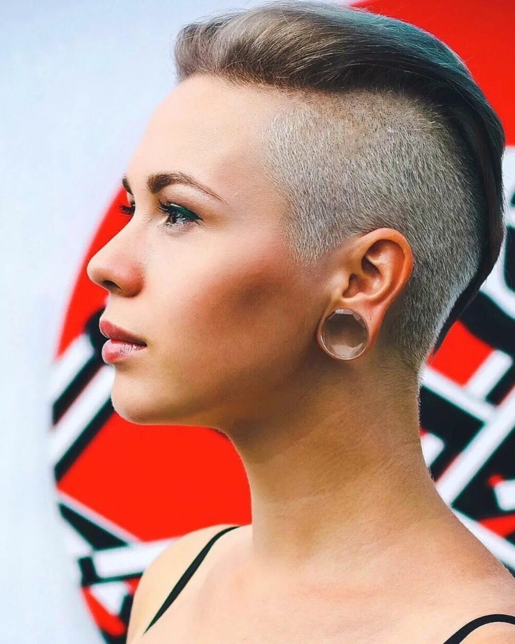 Прическа женская бока сбривать Pin on Dames undercut