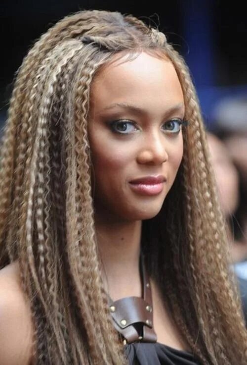 Прическа женская гофре African-braided-hairstyles-2013 Hair trends, Crimped hair, 90s hairstyles