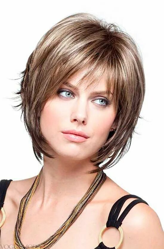 Прическа женская каскад короткий Модные стрижки 2025 2026 года: 111 фото, новинки Short layered bob hairstyles, L