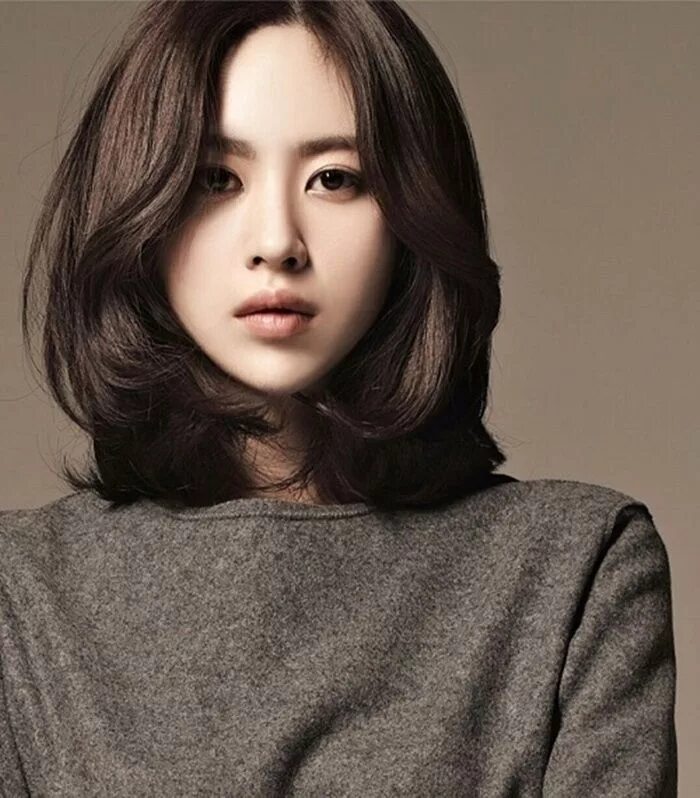 Прическа женская корея 쇼핑몰 피팅모델 여신 윤선영 근황 사진들 .. Asian hair, Korean short hair, Short hair styles