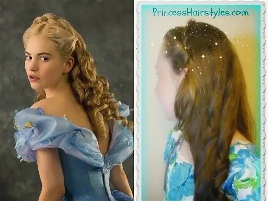 Прическа золушки для девочки Disney's Cinderella Ball Hairstyle Tutorial 2015 Ball hairstyles, Princess hairs