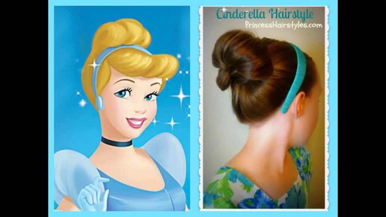 Прическа золушки для девочки Cinderella Hairstyle Tutorial, Princess Hairstyles - YouTube