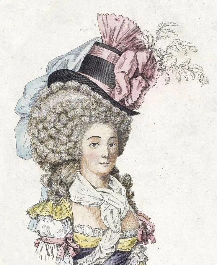 Прически 17 века женские франция Pin by mara basso on costume 18th century hats, 18th century fashion, 18th centu