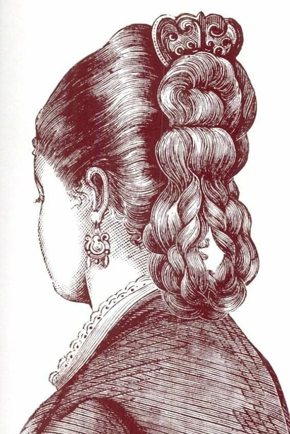 Прически 1800 годов Причёски 1870-х Silver hair comb, Victorian hairstyles, Historical hairstyles