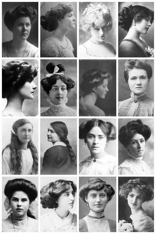 Прически 19 20 века женские Edwardian Hairstyles A... - Race To The Edge Of The World part 1 Edwardian hairs