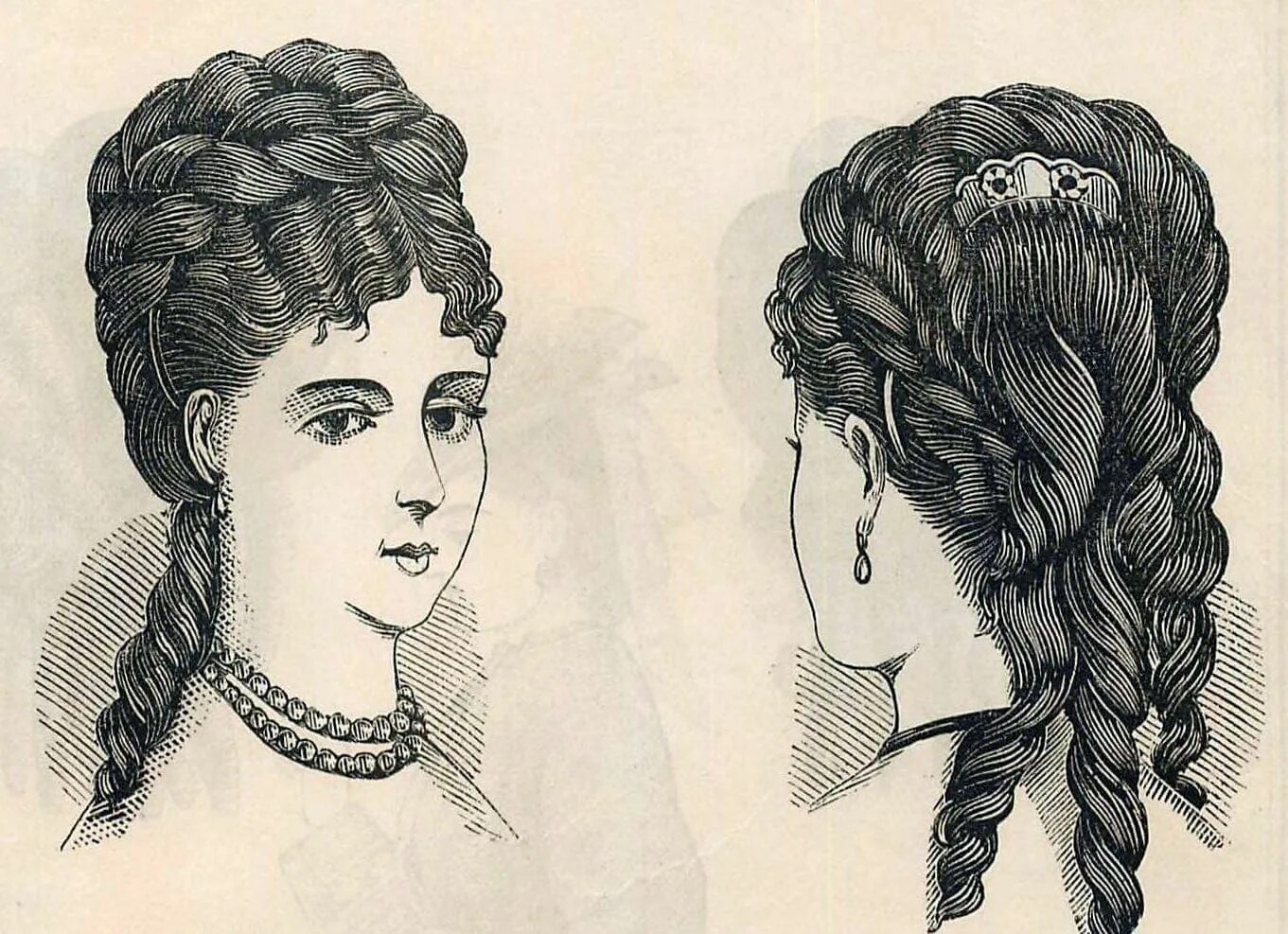 Прически 19 20 века женские See 40 Victorian hairstyles for women from the 1870s & 1880s - Click Americana V