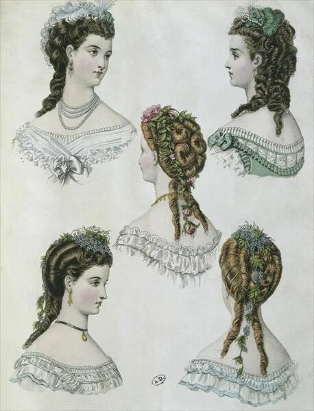 Прически 19 века Pin by Zulal Suer on hairstyles Victorian hairstyles, Historical hairstyles, Vic