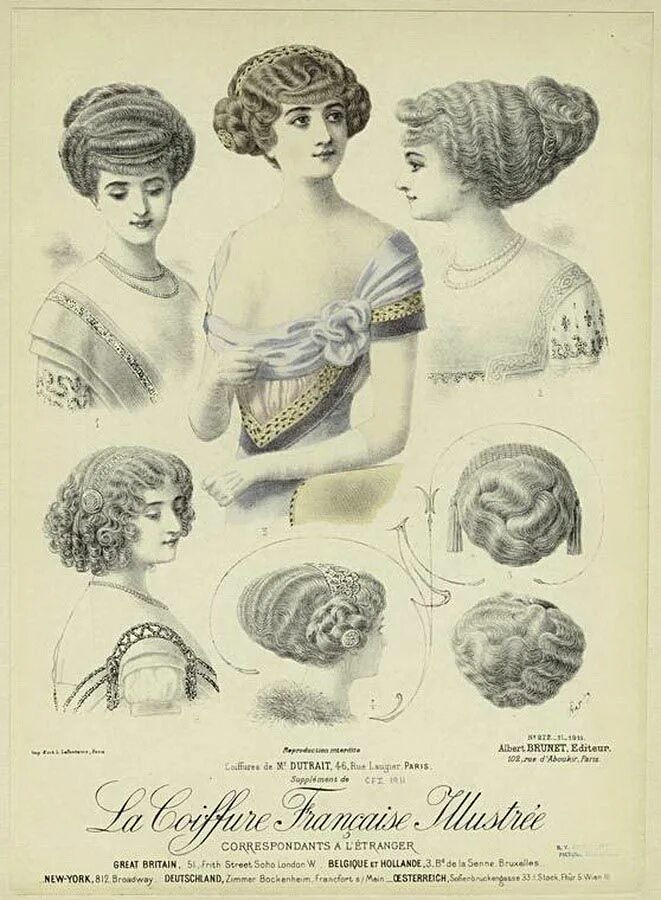 Прически 1910 годов Причёски наших бабушек. Historical hairstyles, Edwardian hairstyles, Edwardian f