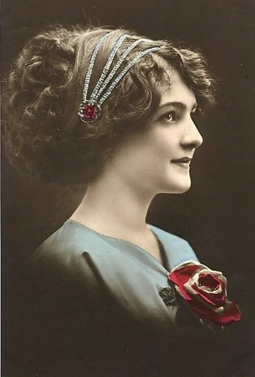 Прически 1917 год ampliar Edwardian hairstyles, Vintage portraits, Vintage beauty