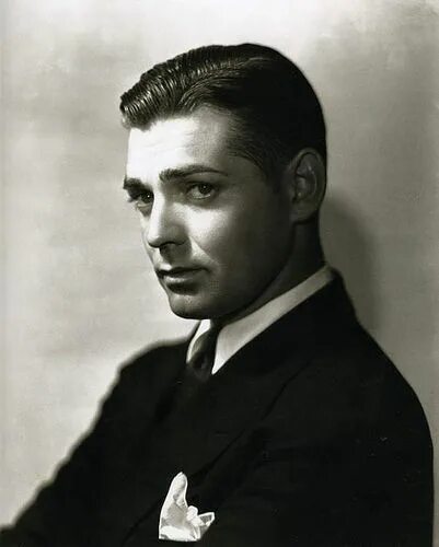 Прически 1930 годов мужские George Hurrell, Clark Gable, 1932 Clark gable, Hollywood, Movie stars