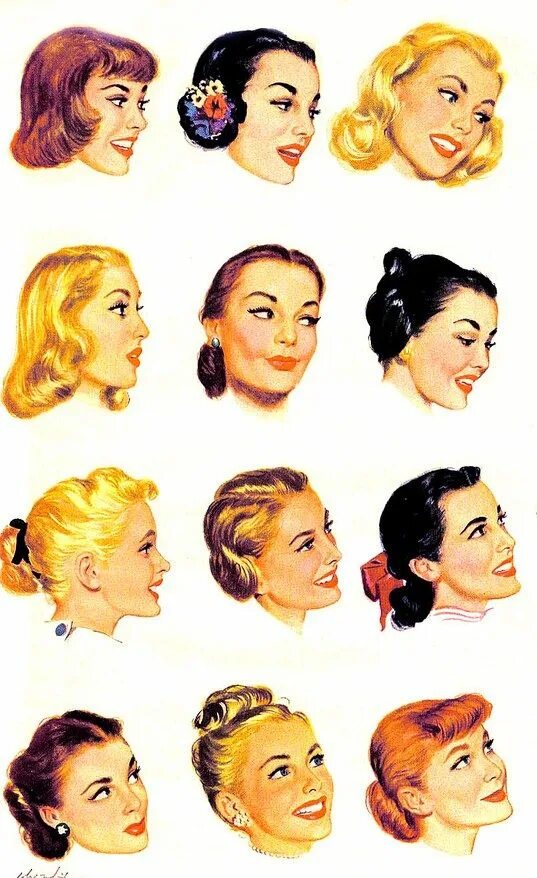 Прически 1950 годов женские Retrogasm Retro hairstyles, Vintage hairstyles, 1950s hairstyle