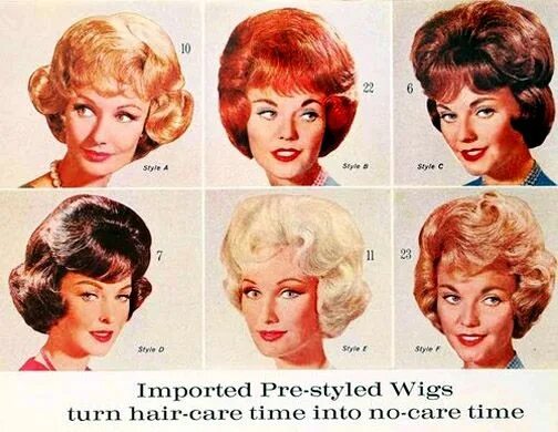 Прически 1960 женские All sizes Imported Pre-styled Wigs Flickr - Photo Sharing! Vintage hairstyles, R