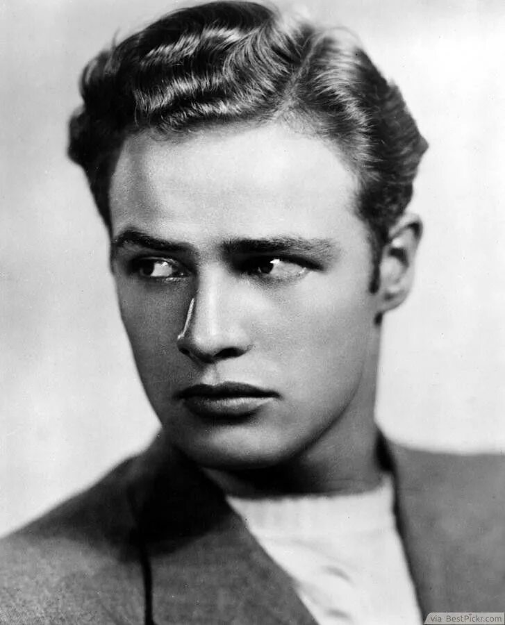 Прически 20 годов 20 века мужские Marlon Brando 1940s mens hairstyles, 1940s hairstyles, Marlon brando