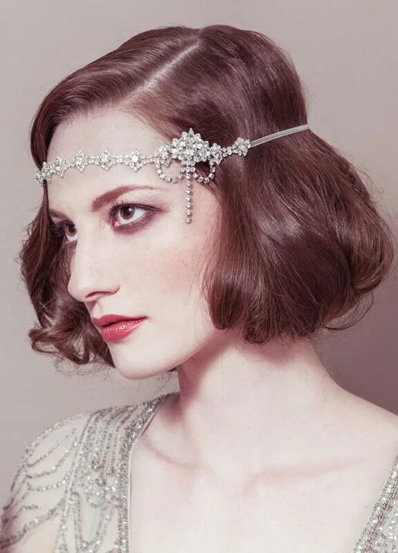 Прически 20 годов длинные волосы Wedding Hair Accessories: Bridal Hair Accessory Ideas Vintage hair accessories, 