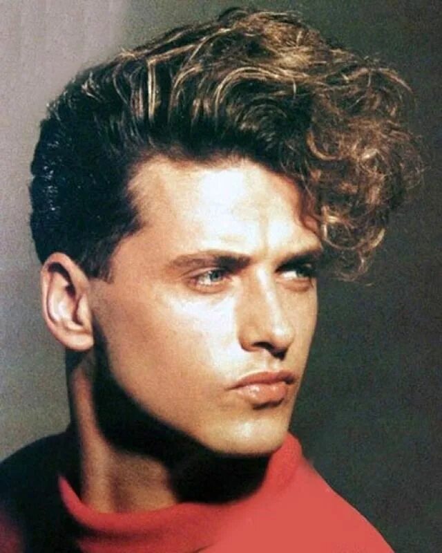 Прически 2000х мужские 20 Coolest Men's Hairstyles in the 1980s vintage everyday 80s hairstyles men, Co