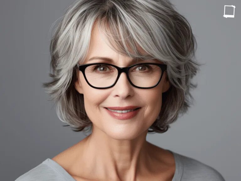 Прически 2024 для женщин 50 35 Elegant Hairstyles for Women Over 60 with Glasses Medium hair styles, Elegant