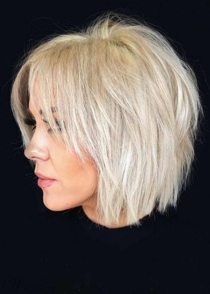 Прически 2024 на тонкие волосы Short Choppy Pixie Cut Hairstyles Women's Blonde Color Straight Human Hair Lace 