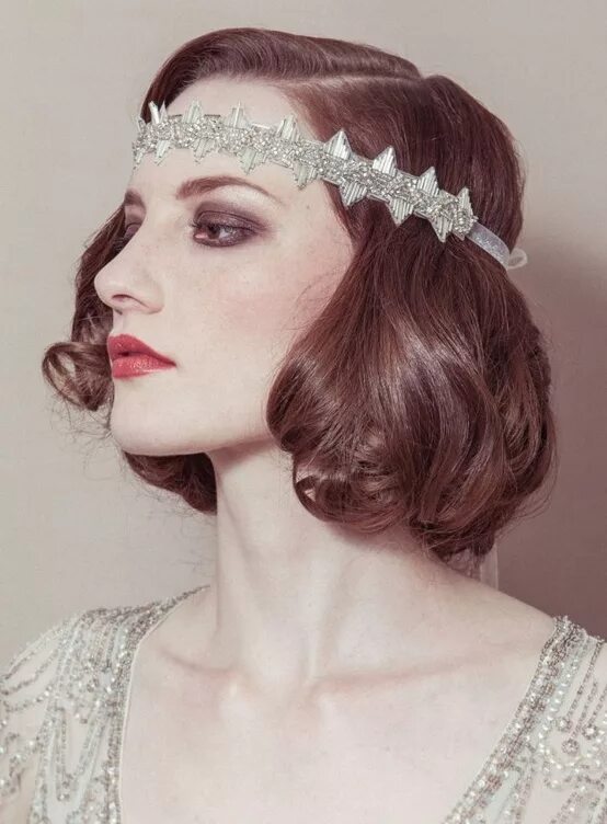 Прически 20х годов на длинные волосы Pin by Aitor Tejeria on Hair accesories Unique wedding hairstyles, Wedding hairs