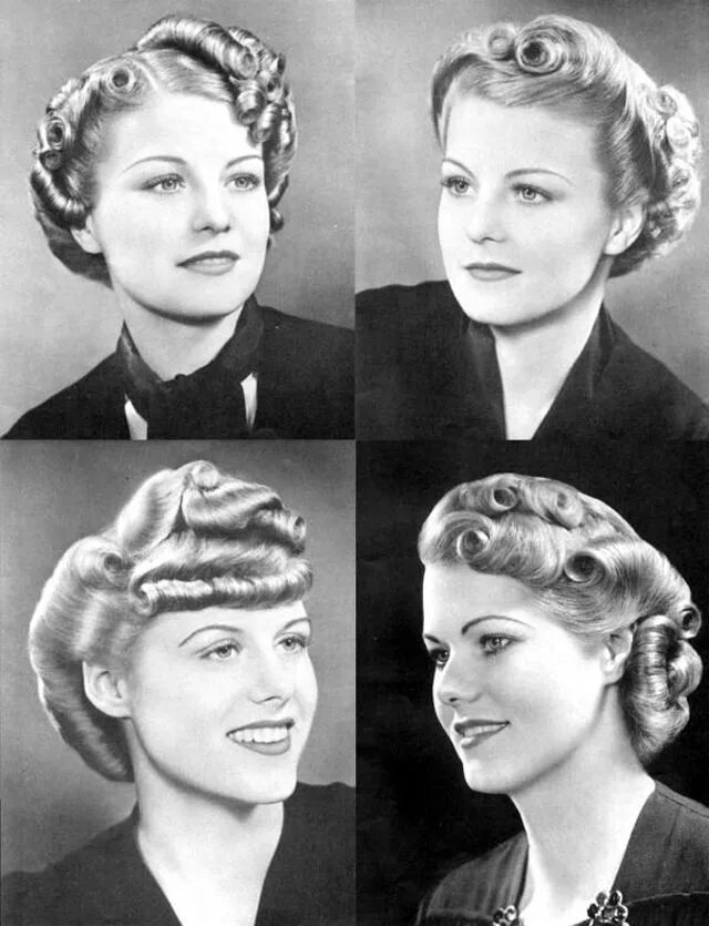 Прически 30 40 годов vintage everyday: Sleek and Wavy: Characteristics Defined the 30's Hairstyles fo