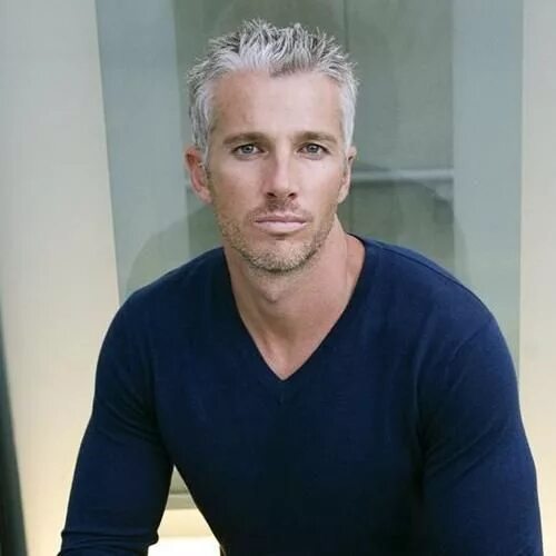 Прически 42 года 42 Hairstyles for Men with Silver and Grey Hair - Men Hairstyles World Grey hair