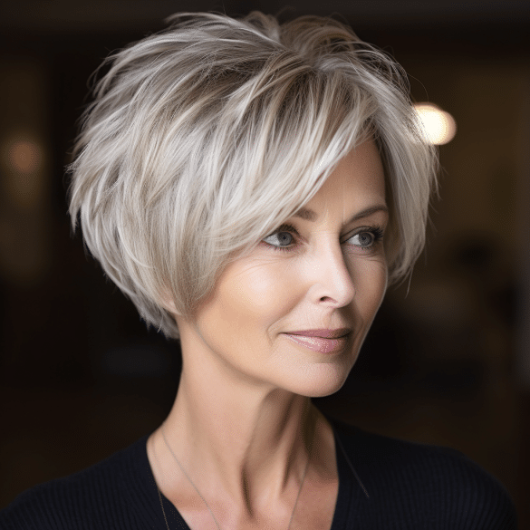 Прически 45 2024 100+ Classic Short Haircuts for Older Women Bob hairstyles for fine hair, Medium