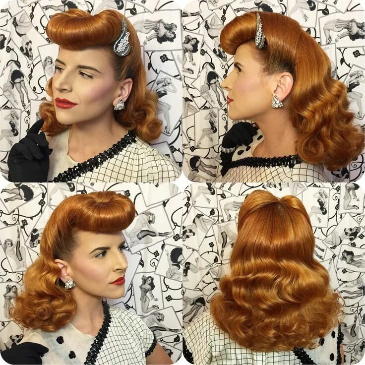 Прически 50 годов как сделать hair tutorial - Curve Creation Rockabilly hair, Vintage hairstyles, Vintage hair