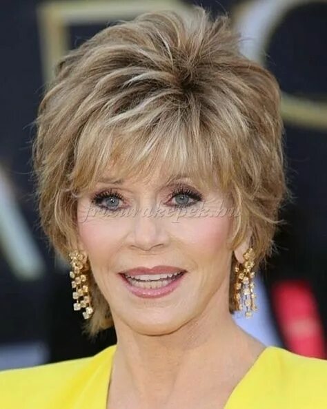 Прически 50 плюс короткие волосы rövid frizurák 50 feletti nőknek - Jane Fonda rövid frizura Short hair styles, S